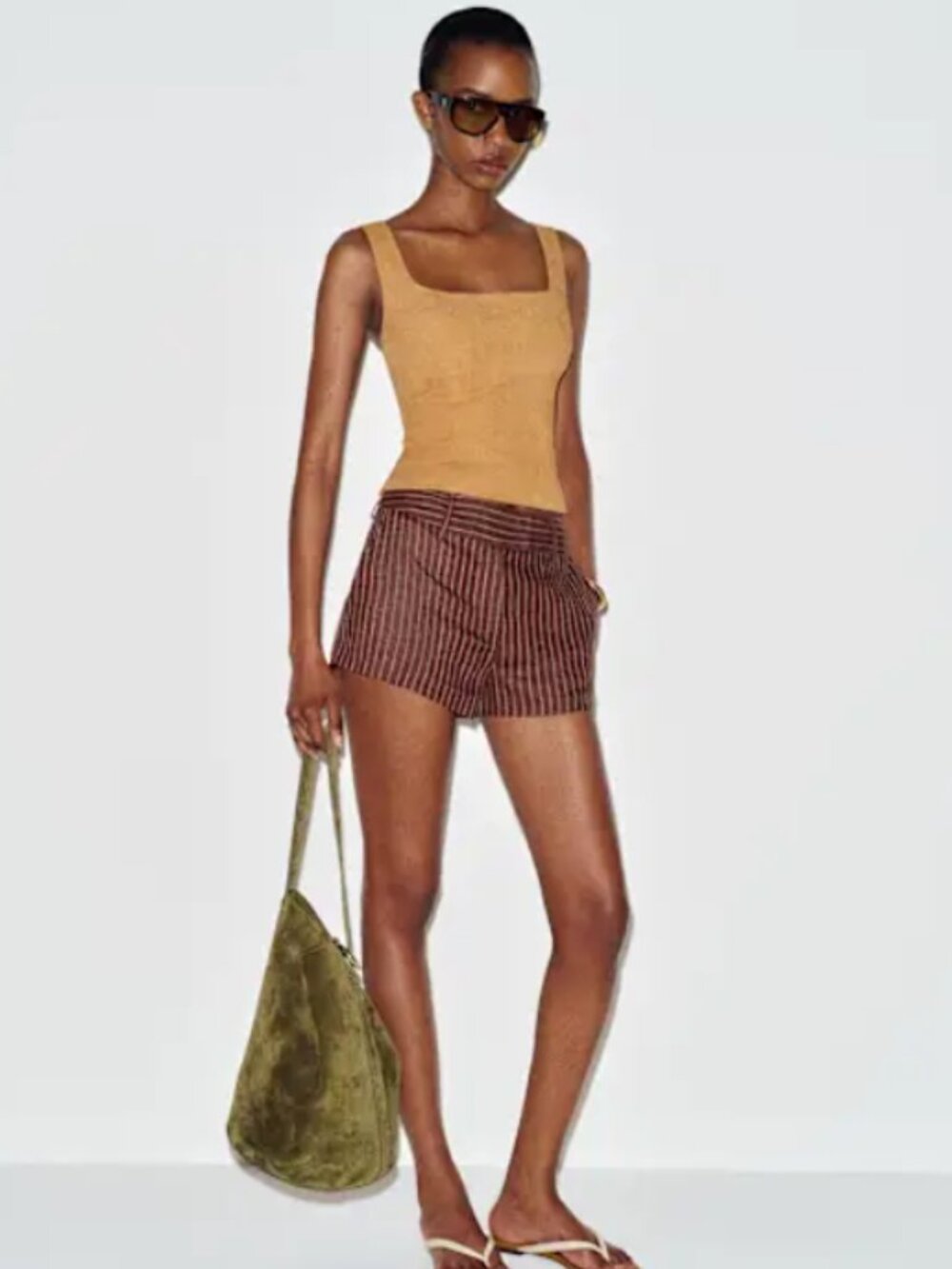 Reformation Clarence Suede Top